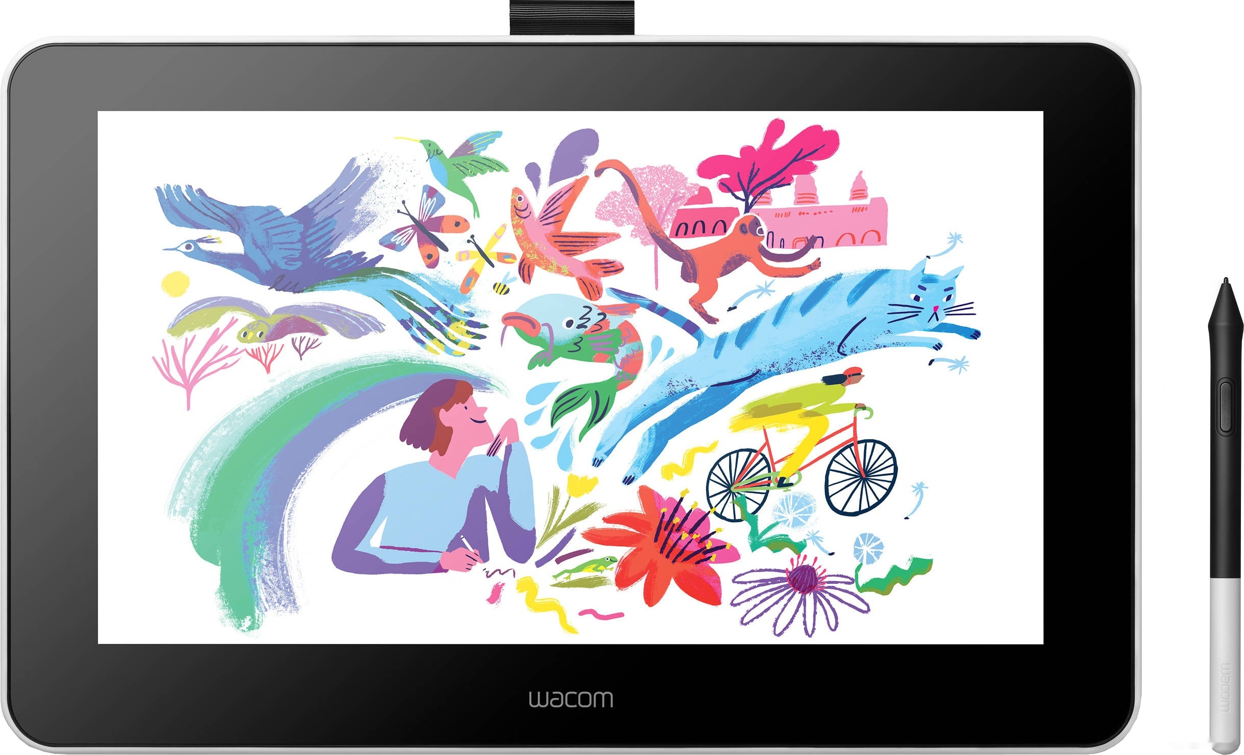 Мониторы wacom. Графический планшет-монитор Wacom one 13. Wacom one 13 (dtc133w0b). Интерактивный графический планшет Wacom. Графический планшет Wacom one dtc133w0b.