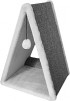Домик-когтеточка Cat House Треугольная 0.55 (ковролин серый)