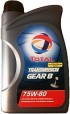 Трансмиссионное масло Total Transmission Gear 8 75W80 / 201279 / 214083 (2л)