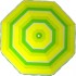 Зонт пляжный Zagorod Z160 (желтый/зеленый)