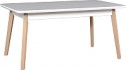 Обеденный стол Drewmix Oslo 7 (белый/бук)