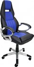 Кресло офисное Calviano Carrera NF-6623 (черный/синий)