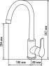 Мойка кухонная Granula GR-5102 + смеситель 35-05 (пирит)