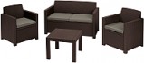Комплект садовой мебели Keter Alabama Set / 213967 (коричневый)