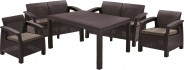Комплект садовой мебели Keter Corfu Fiesta / 223230 (коричневый)