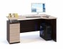Письменный стол Сокол-Мебель КСТ-104.1 (правый, венге/беленый дуб)