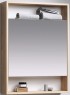 Шкаф с зеркалом для ванной Aqwella Сити 60 / SIT0406DB