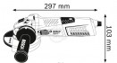 Профессиональная угловая шлифмашина Bosch GWS 13-125 CI (0.601.79E.002)