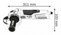 Профессиональная угловая шлифмашина Bosch GWS 17-125 CIE Professional (0.601.79H.003)