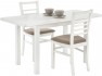 Обеденный стол Halmar Dinner 120x158 (белый)