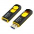 Usb flash накопитель A-data DashDrive UV128 Black/Yellow 64GB (AUV128-64G-RBY)