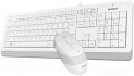 Клавиатура+мышь A4Tech Fstyler F1010 (белый/серый)