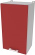 Шкаф навесной для кухни Интерлиния Компо ВШ40-720-1дв (красный)