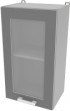 Шкаф навесной для кухни Интерлиния Компо ВШ40ст-720-1дв (серебро)