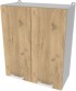 Шкаф навесной для кухни Интерлиния Компо ВШ60-720-2дв (дуб золотой)