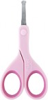 Ножницы для новорожденных Chicco из нержавеющей стали с закругленными концами (розовый)