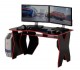 Компьютерный стол MFMaster Таунт-1 / МСТ-СИТ-01-ЧР-КР-16 (черный/красный)