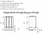 Душевая кабина Domani-Spa Delight 110 High / DS01D110HBT00 (черный/тонированное стекло)