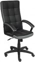 Кресло офисное Tetchair Trendy экокожа (черный/серый)