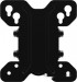 Кронштейн для телевизора MasterKron UDA11-111 (черный)