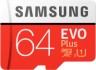 Карта памяти Samsung EVO Plus microSDXC UHS-I 64GB + адаптер (MB-MC64HA)