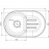 Мойка кухонная GranFest Smart 685 (белый)