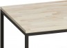 Приставной столик Loftyhome Бервин / BR020504 (натуральный с белым основанием)
