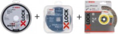 Набор отрезных, пильных дисков Bosch X-lock 2.608.619.374 / 2.608.615.166 / 2.608.619.267