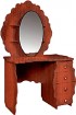 Туалетный столик с зеркалом Мебель-КМК Мелани 2 0434.10-02 (орех донской/орех экко)