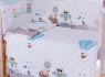 Комплект постельный в кроватку Баю-Бай Раздолье / К30-Р4 (голубой)