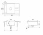 Мойка кухонная Teka Estela 50 S-TQ / 40148090 (оникс)