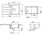 Мойка кухонная Teka Simpla 45 B-TG / 40144500 (без клапана-автомата)