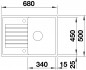 Мойка кухонная Blanco Zia 45 S Compact / 524725