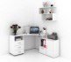 Комплект мебели для кабинета MFMaster Корнет УШ-2-02 / Корнет-2-02-БТ-16 (белый)
