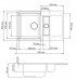 Мойка кухонная Omoikiri Sakaime 78-2-PL (4993199)