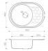Мойка кухонная Omoikiri Kasumigaura 65-IN (4993727)