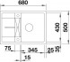 Мойка кухонная Blanco Metra 45 S Compact / 519577