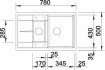 Мойка кухонная Blanco Metra 6 S Compact / 513473