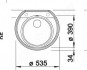 Мойка кухонная Blanco Rondoval / 513314