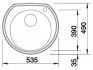 Мойка кухонная Blanco Rondoval / 513313