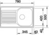 Мойка кухонная Blanco Tipo 45S Compact / 513675