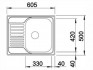 Мойка кухонная Blanco Tipo 45S Mini / 516525