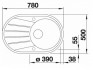 Мойка кухонная Blanco Tamos 45S / 521393