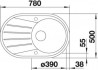 Мойка кухонная Blanco Tamos 45S / 521394