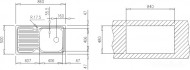 Мойка кухонная Teka Classico 1C 1E / 10119057 (микротекстура)