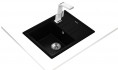 Мойка кухонная Teka Stone 45 S-TG 1B 1D / 115330043 (карбон)