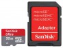 Карта памяти SanDisk Ultra microSDHC 32GB UHS-I/U1 + адаптер (SDSQUNB-032G-GN3MA)