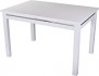 Обеденный стол Домотека Твист 70x110-147 (белый)