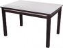 Обеденный стол Домотека Самба 70x110-147 (белый/венге)
