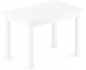 Обеденный стол Eligard One / СОО раздвижной (белый матовый)